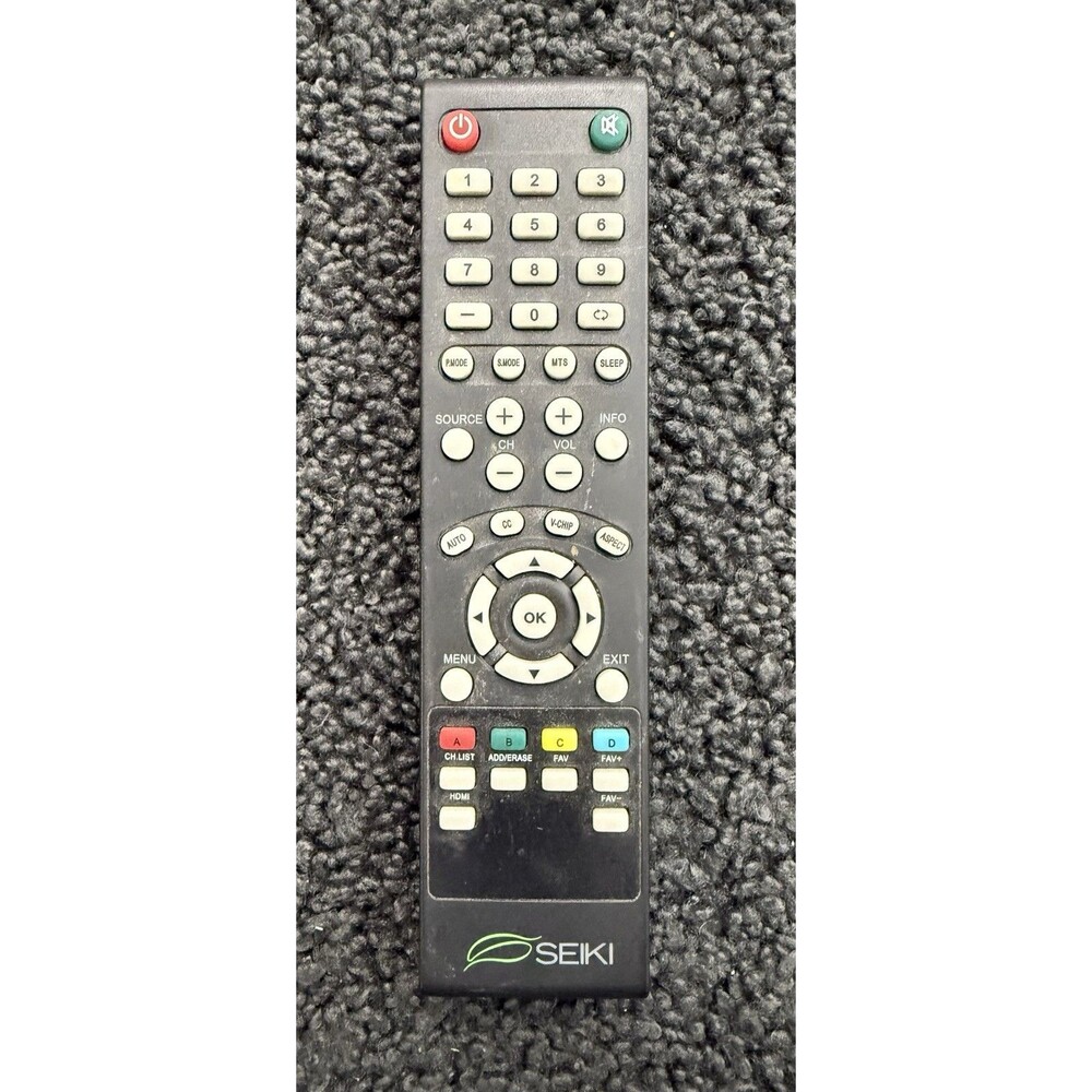 Genuine SEIKI Remote Control for Seiki TVs. Model: 845-045-03B01 OEM Tested